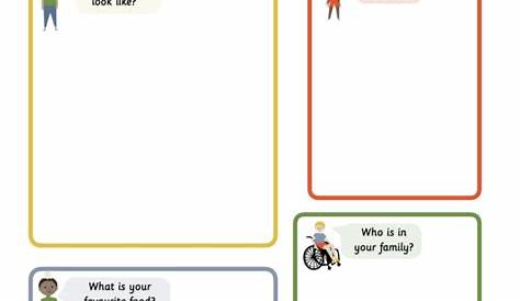 Meet the Teacher - all about me template - Printable Teaching Resources