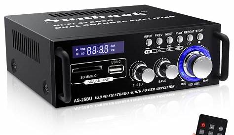 audio amplifier 2 channel