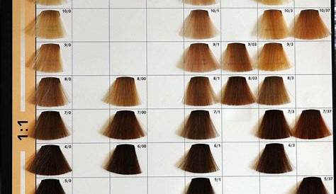 Wella Hair Color Chart | Galhairs