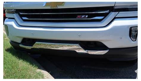 2018 chevy silverado 1500 front bumper valance