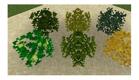 leaves texture pack minecraft