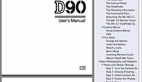 Nikon D90 User Manual Available For Download