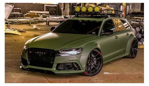 Army Green Wide-Body Audi RS6 Avant Is Ready For The Apocalypse