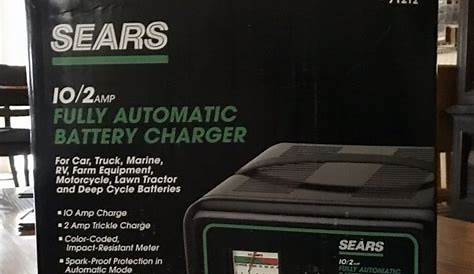 Sears 10/2 amp Fully Automatic Battery Charger for Sale in Miami, FL