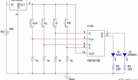 D Flip-Flop Circuit Diagram: Working & Truth Table Explained