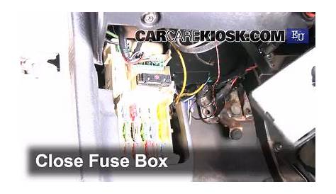 Interior Fuse Box Location: 1985-1995 Mazda 323 - 1991 Mazda 323 BG