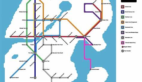 Subway Map for the city I posted earlier. I'm very much a train