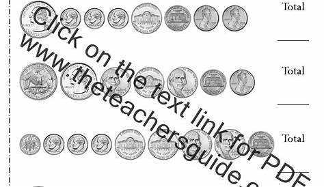 CCSS 2.MD.8 Worksheets, Counting Coins Worksheets, Money Wordproblems