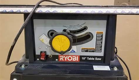 ryobi bts10 saw user manual