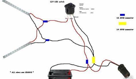 3 wire led strip wiring diagram
