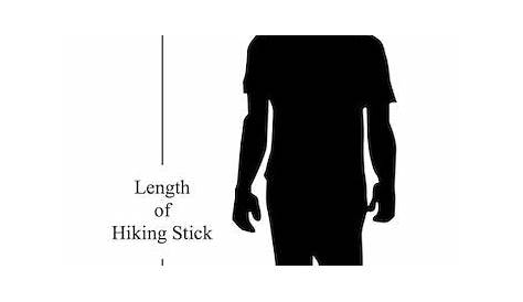 proper length for a hiking stick
