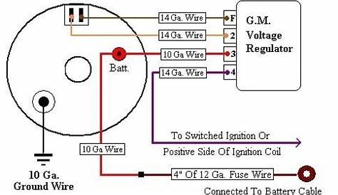 ford voltage regulator wiring schematic