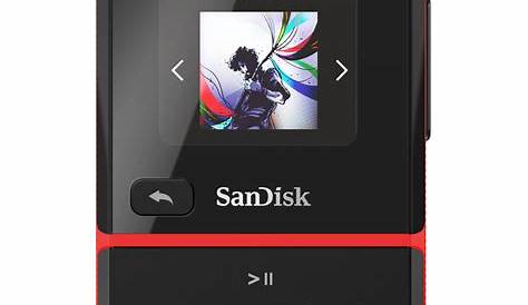 sandisk manuals for mp3 players