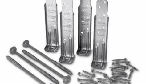 Simpson Strong-Tie DTT1Z-KT Galvanized Deck Tension Tie Kit with Faste