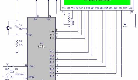 8051 microcontroller: about 16*2 LCD Module