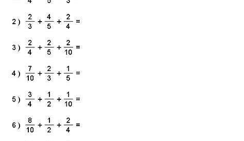 math aid fraction worksheet