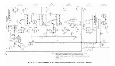 Typical AM Transistor Radio Circuit Diagram Large Image