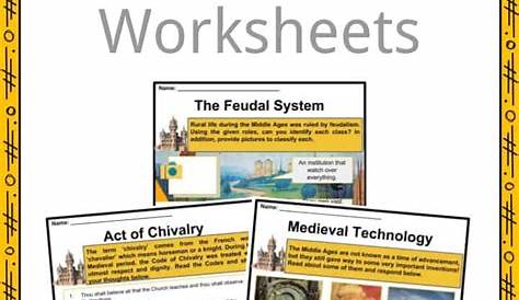 middle ages worksheets pdf