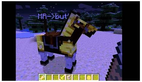 how to put saddle on horse in minecraft