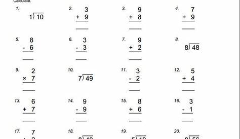free printable math worksheets for 3rd grade