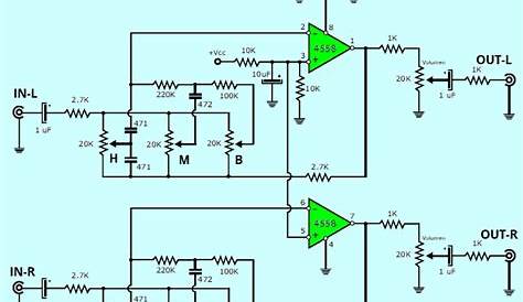 4558 preamp circuit diagram