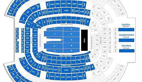 At&T Stadium Seating Chart With Seat Numbers : At&t stadium football