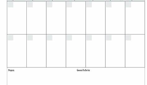 Printable 2 Week Blank Calendar Template | Calendar Template Printable