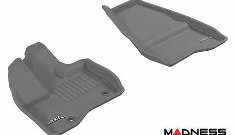 Ford Explorer Floor Mats (Set of 2) - Front - Gray by 3D MAXpider