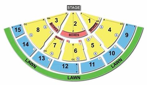 xfinity center mansfield seating chart with seat numbers