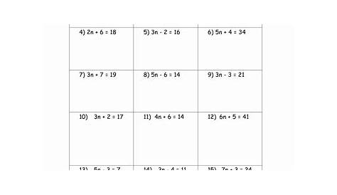 simplifying linear expressions worksheets