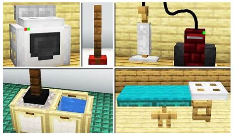 Minecraft Household Build Hacks & Decorations you can do in Java and