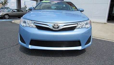 2014 Toyota Camry LE 13192 Miles Clearwater Blue Metallic 4dr Car