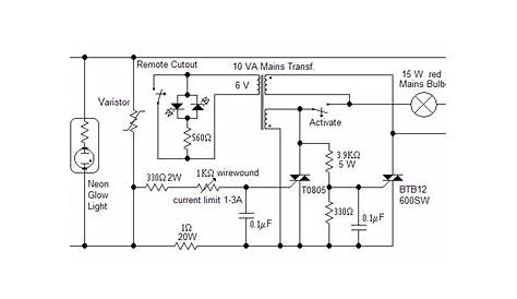 electronic fuse circuit diagram