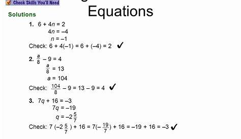 solving equations by factoring worksheets