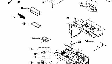 Samsung SMH7178STE/XAA microwave/hood combo parts | Sears PartsDirect