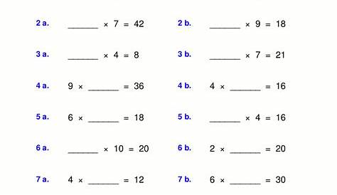 4th Grade Multiplication Worksheets - Best Coloring Pages For Kids