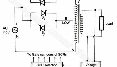 3 phase stabilizer circuit diagram