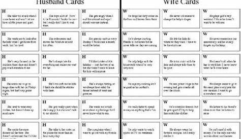 MarriageCounselingWorksheets | Students will be laughing so much that