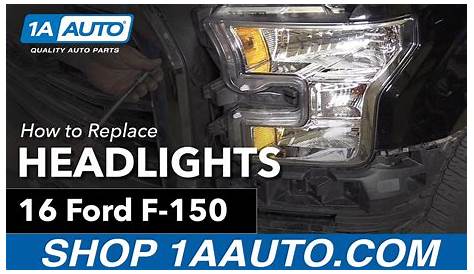 how to adjust headlights on 2003 ford f 150