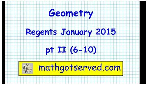 geometry regents conversion chart
