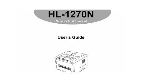 brother hl2140 manual