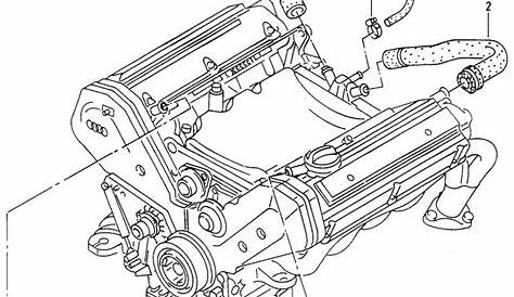 Audi A8 Quattro Engine Air Intake Hose. 3.7 LITER - 077103221K | Jim