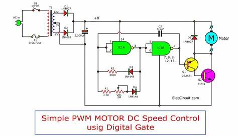 Pwm Motor Controller Circuit Diagram