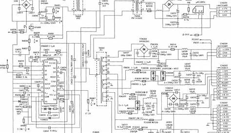 sony tv circuit diagram