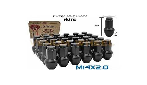 ford f-150 black lug nuts