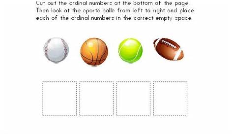 Ordinal Numbers Worksheet for 2nd - 3rd Grade | Lesson Planet