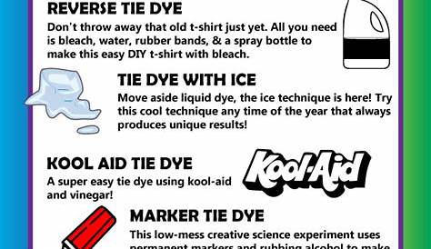 tie dye after care instructions printable