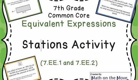 Generating Equivalent Expressions Worksheet 7th Grade - Worksheet Maker