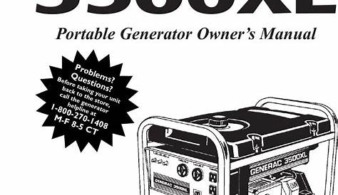 Generac Power Systems 3500Xl Owners Manual 820233 ManualsLib Makes It