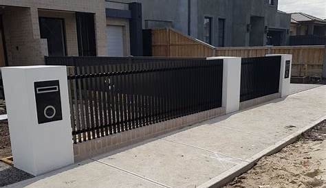 manual sliding fence gate